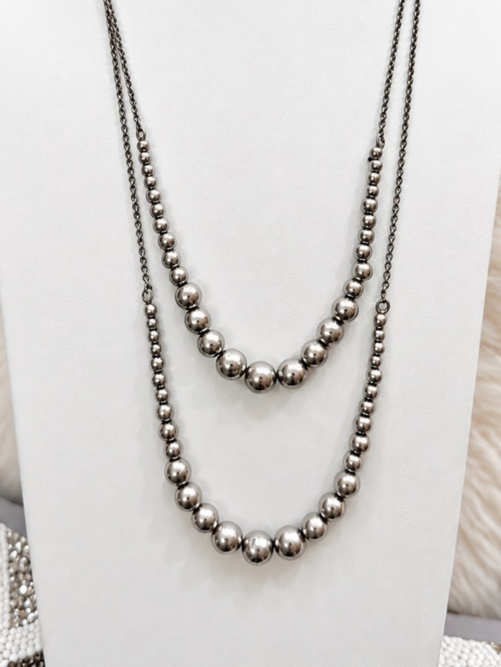 Lucky Brand Double-Strand Bead Necklace